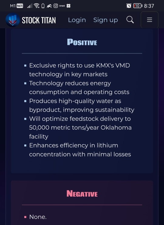 Stardust Power Announces Exclusive Licensing Agreement for Lithium Brine Concentration Technology from KMX Technologies