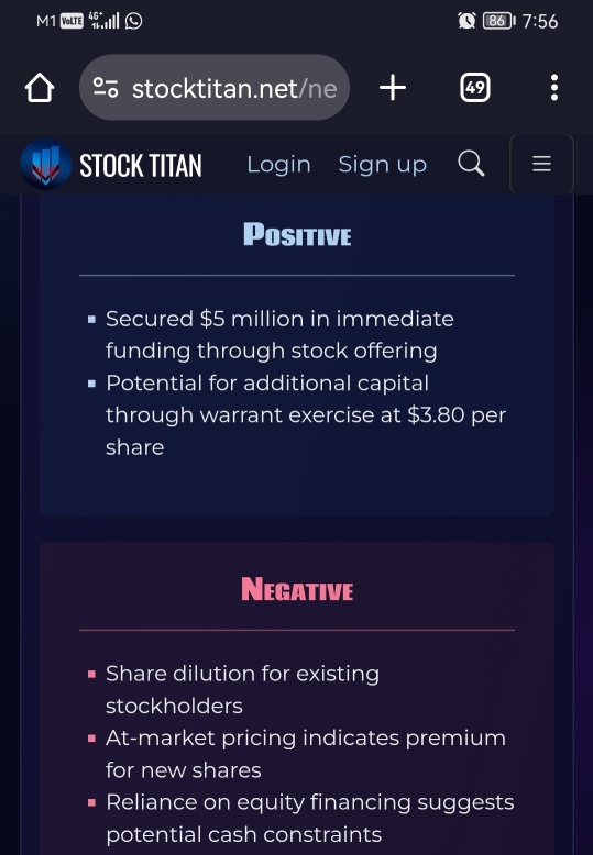 Momentus Announces Closing of $5 Million Offering Priced At-The-Market Under NASDAQ Rules