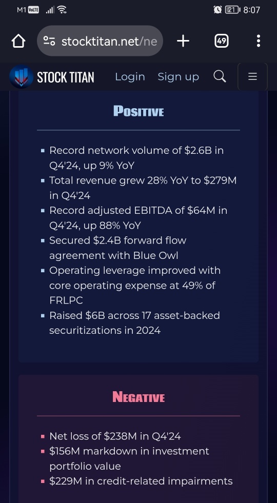 Pagaya Reports Fourth Quarter and Full Year 2024 Results