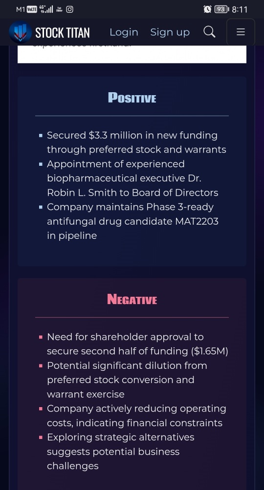 Matinas BioPharma Announces Agreement for the Acquisition of Preferred Stock and Appointment of Dr. Robin L. Smith to the Board of Directors