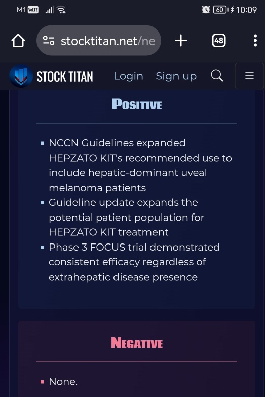 Delcath Systems Announces Update to National Comprehensive Cancer Network Clinical Practice Guidelines for the Treatment of Metastatic Uveal Melanoma