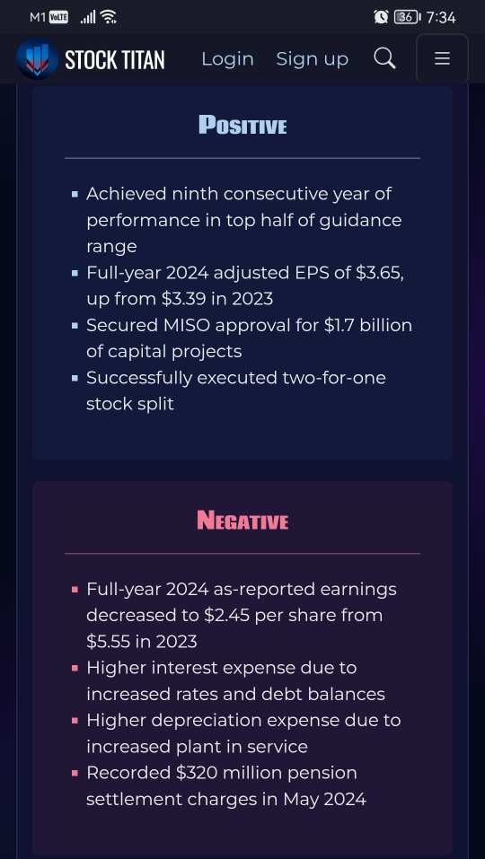 Entergy reports 2024 financial results, initiates 2025 guidance