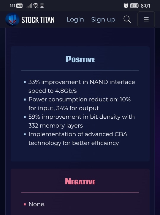 Kioxia and Sandisk Unveil Next-Generation 3D Flash Memory Technology Achieving 4.8Gb/s NAND Interface SpeedRhea-AI Impact(Low)Rhea-AI Sentiment(Neutral)TagsRhea-AI SummaryKioxia and Sandisk have unvei