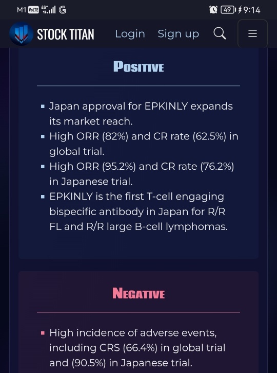 EPKINLY®（依帕克珠單抗）獲得日本厚生勞動省批准，作爲複發性或難治性濾泡淋巴瘤的治療額外適應症。