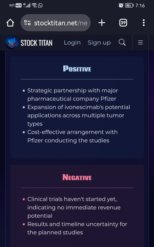 Summit Therapeutics Announces Clinical Trial Collaboration with Pfizer to Evaluate Ivonescimab in Combination with Pfizer Antibody Drug Conjugates (ADCs)