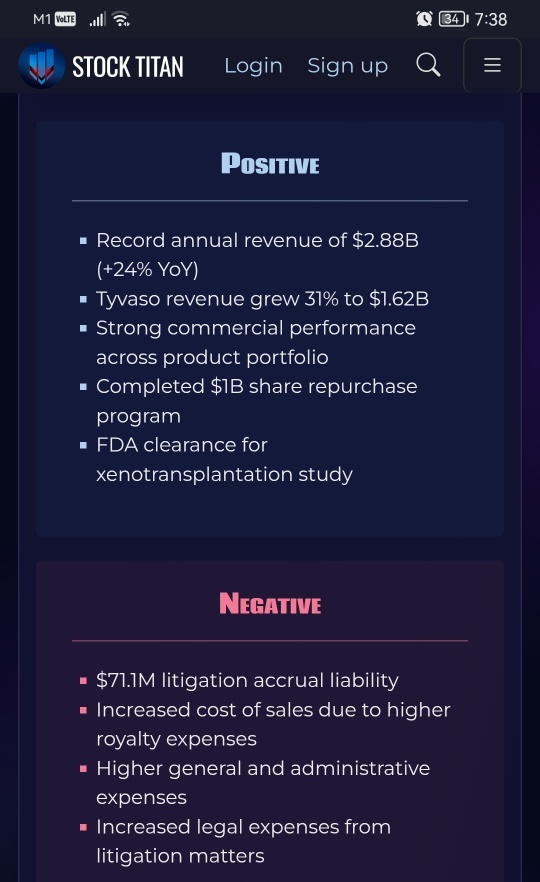 United Therapeutics Corporation Reports Fourth Quarter and Full Year 2024 Financial Results