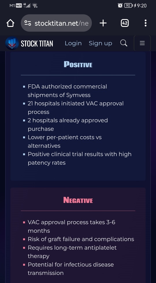 Humacyte Announces Commercial Launch of Symvess™ (acellular tissue engineered vessel-tyod) for Extremity Vascular Trauma