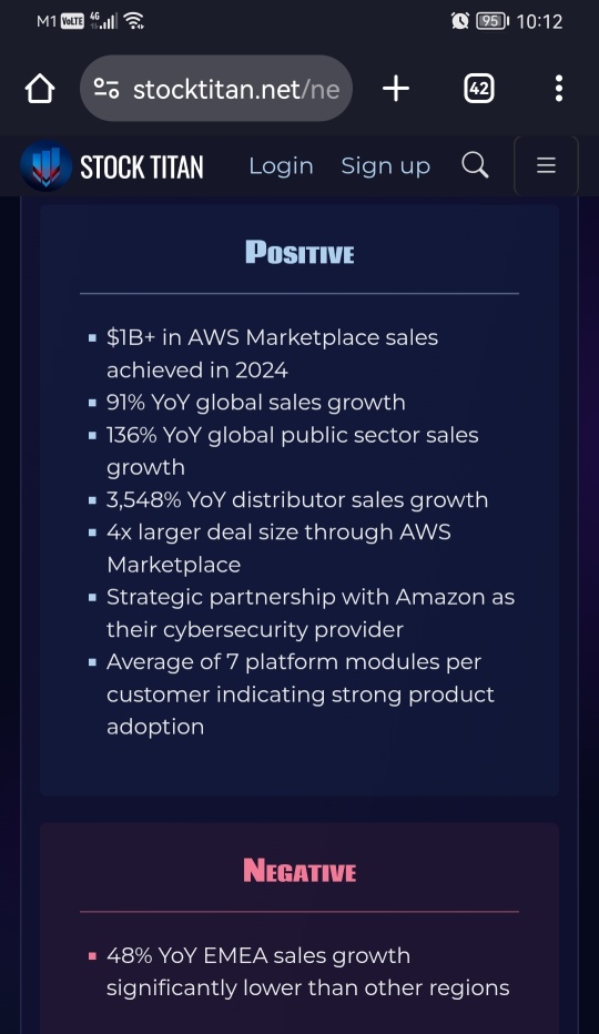 CrowdStrike是首個年銷售額超過10亿的雲原生網絡安全概念ISV，在AWS市場取得成功