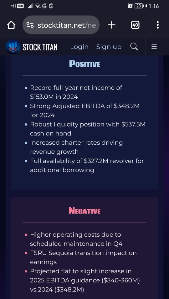 Excelerate Energy Finishes Year Strong, Delivering Record Full Year Results in 2024