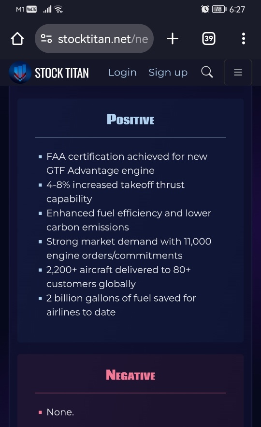 RTX's Pratt & Whitney GTF Advantage™ engine achieves U.S. FAA type certification