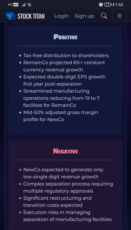 Teleflex Announces Intent to Separate into Two Publicly Traded Companies