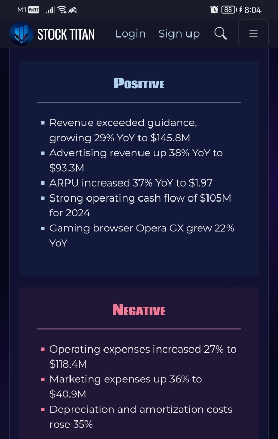 Opera Reports 29% Revenue Growth in the Fourth Quarter 2024, Exceeding Guidance Ranges for both Revenue and Adjusted EBITDA