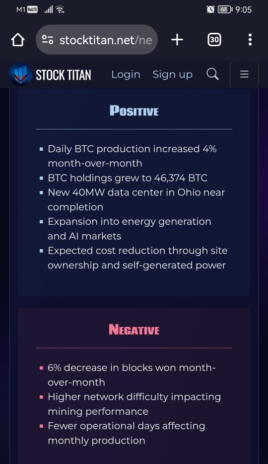 MARA Announces Bitcoin Production and Mining Operation Updates for February 2025