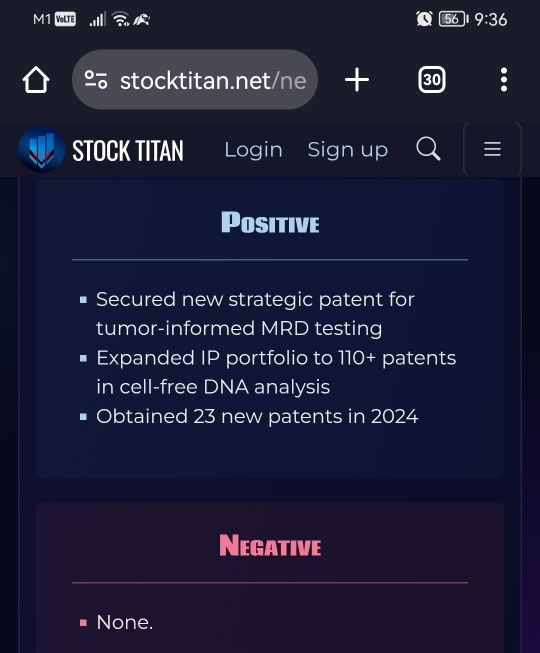 Natera扩大了其知识产权组合，获得了肿瘤信息MRD的新专利