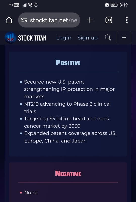 Purple Biotech Granted New U.S. Patent for NT219 in Combination with EGFR Antibody Therapy, Enhancing Global IP Protection in Major Markets