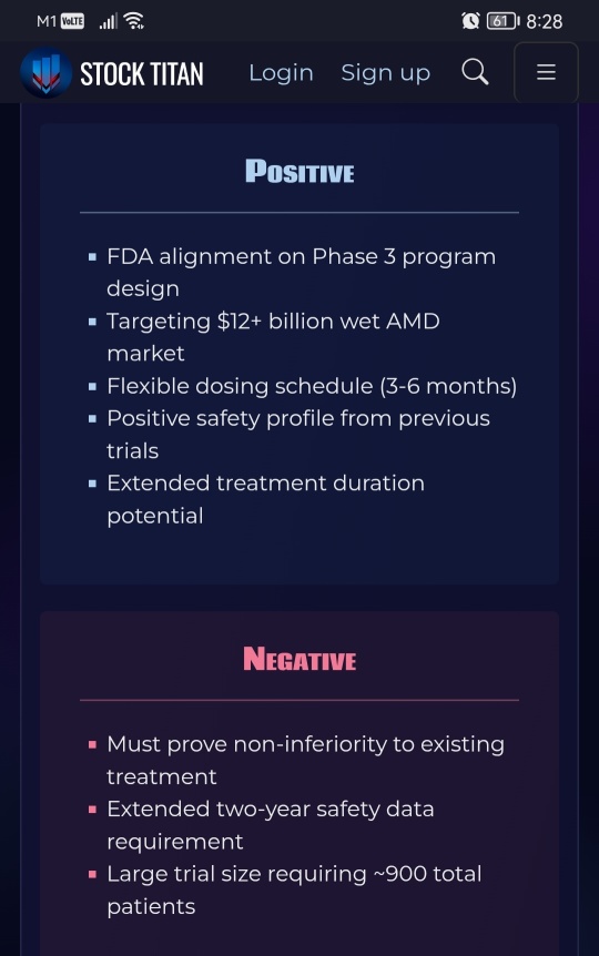 Clearside Biomedical宣佈與FDA舉行成功的二期結束會議，並就溼性AMD的超脈絡膜CLS-AX的三期計劃達成一致