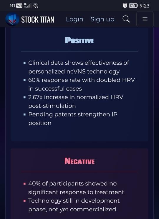 Tivic Health和Feinstein研究所推出新数据显示，个性化迷走神经刺激方法优化自主神经系统的影响