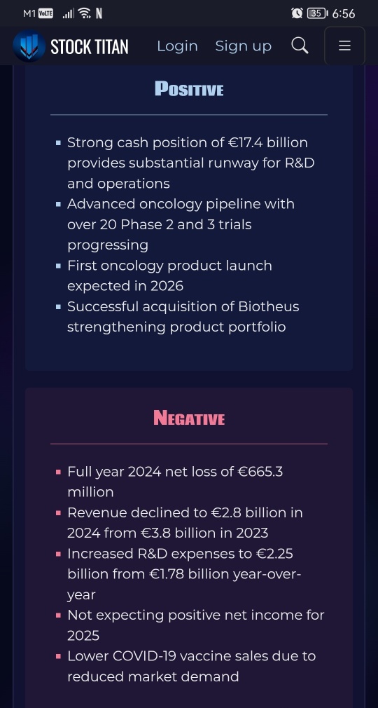 BioNTech Announces Fourth Quarter and Full Year 2024 Financial Results and Corporate Update