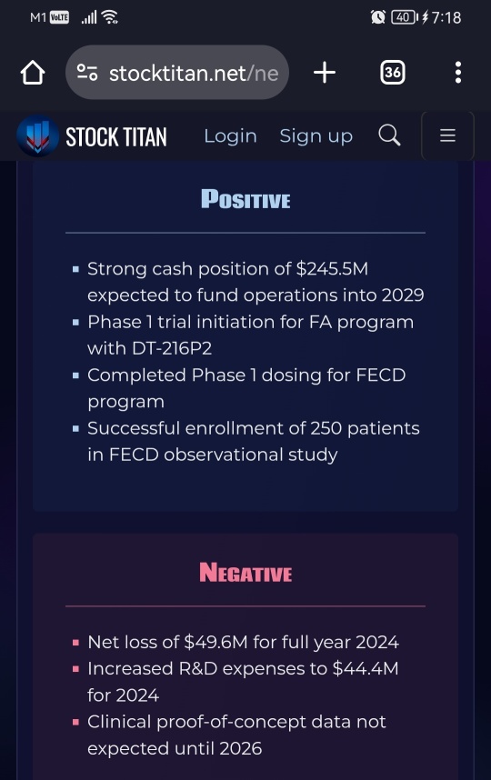 Design Therapeutics Highlights Progress Across Lead GeneTAC® Programs and Reports Fourth Quarter and Full Year 2024 Financial Results