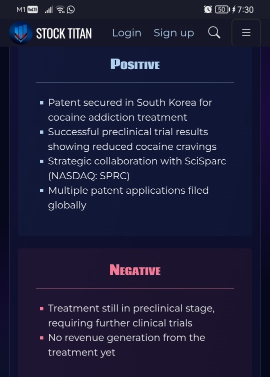 Clearmind Medicineは、韓国におけるコカイン依存症のための精神薬の組み合わせ治療に関する特許の公開を発表しました