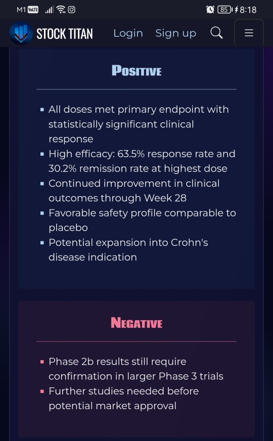 Protagonist Reports Positive Top Line Results From Phase 2b Study of Icotrokinra Showing Potential to Transform the Treatment Paradigm for Patients With Ulcerative Colitis