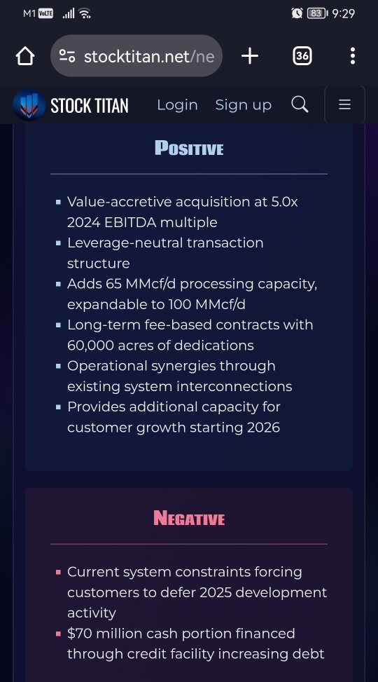 Summit Midstream Corporation Announces the Acquisition of Moonrise Midstream and Provides DJ Basin Operational Update