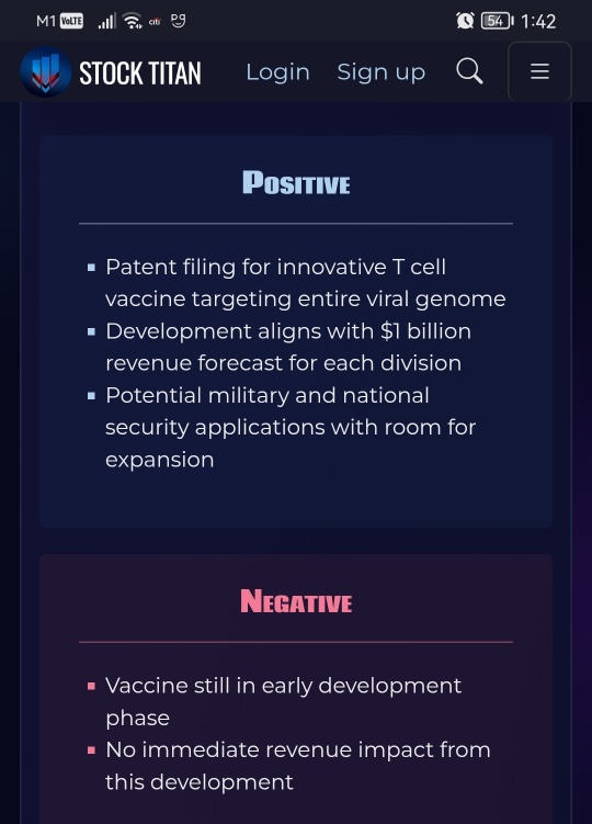 Tevogen Bio宣布正在开发独特的T细胞生物-疫苗，并向美国专利商标局提交了专利申请