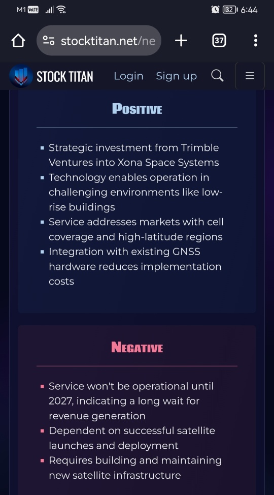 Xona Space Systems Announces Collaboration with Trimble to Deliver Next-Gen Navigation Services