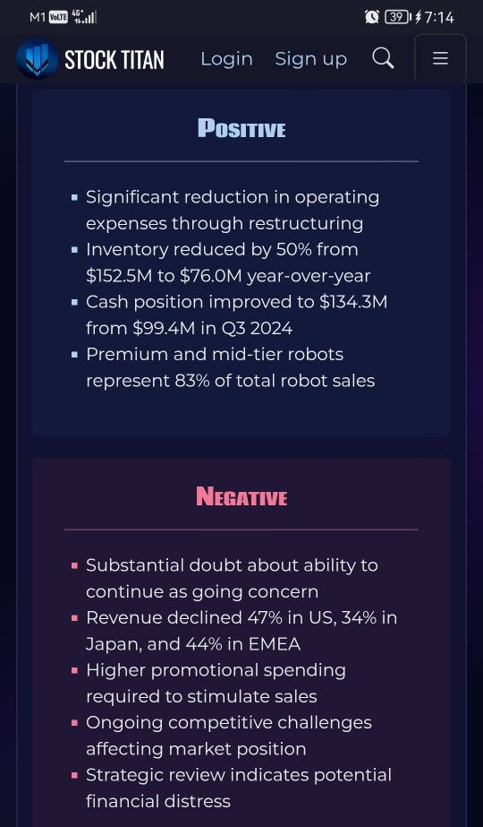 アイロボットは2024年第4四半期および通年の財務結果を報告しました