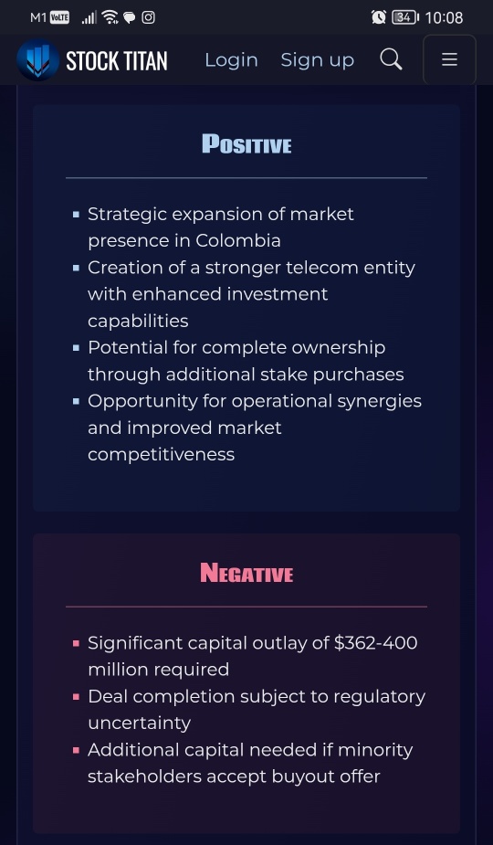 Millicom (Tigo) and Telefonica sign definitive sale-purchase agreement in Colombia