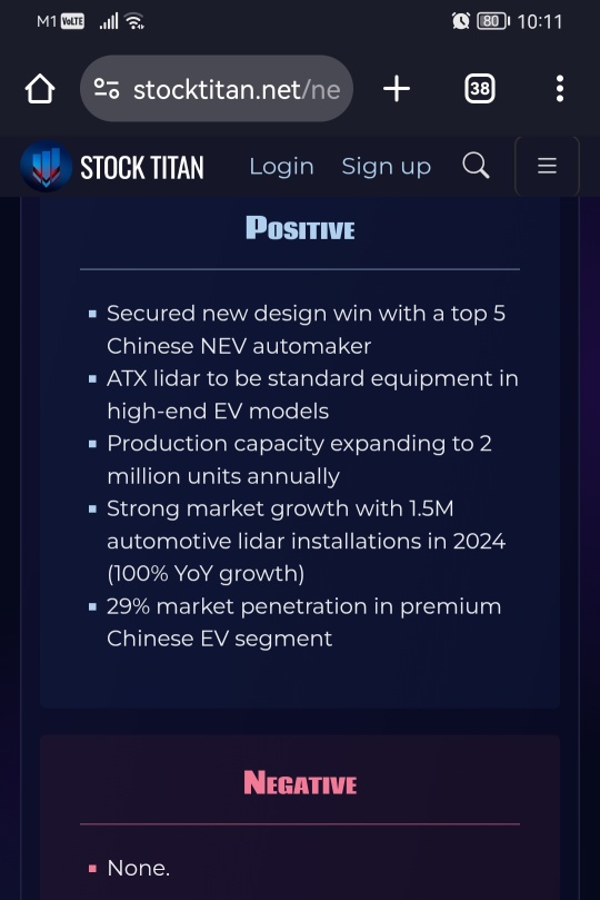 Hesai Secures New Lidar Design Win with a Top 5 Chinese NEV Automaker, Entering Mass Production Phase this Year