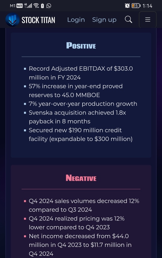 VAALCO Energy, Inc. Announces Fourth Quarter and Record Full Year 2024 Financial and Operating Results and Year-End 2024 Reserves