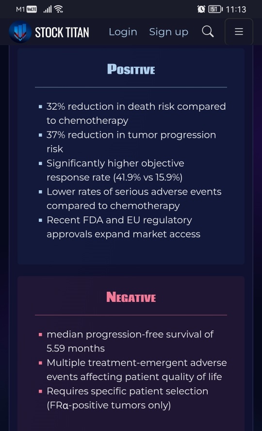 ELAHERE®（mirvetuximab soravtansine-gynx）在某些卵巢癌患者的长期分析中显示出一致的生存优势