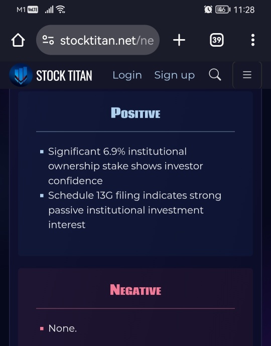 ConnectM Announces Institutional Investor Filing of Schedule 13G, Representing 6.9% of Outstanding Shares