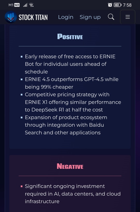 Baidu Unveils ERNIE 4.5 and Reasoning Model ERNIE X1, Makes ERNIE Bot Free Ahead of Schedule