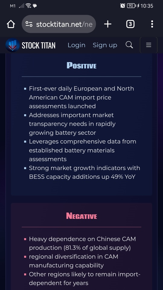 S&P Global Commodity Insights Launches Global Suite of Platts CAM Daily Calculated Cathode Active Material Assessments