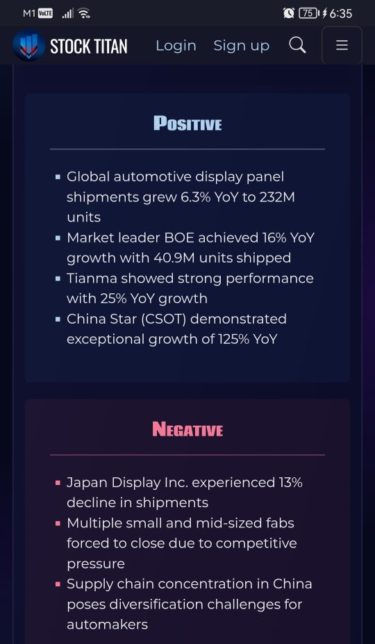 Omdia: Global Automotive Display Panel Shipments Reach 232 Million Units in 2024, Fueled by China’s Market Influence