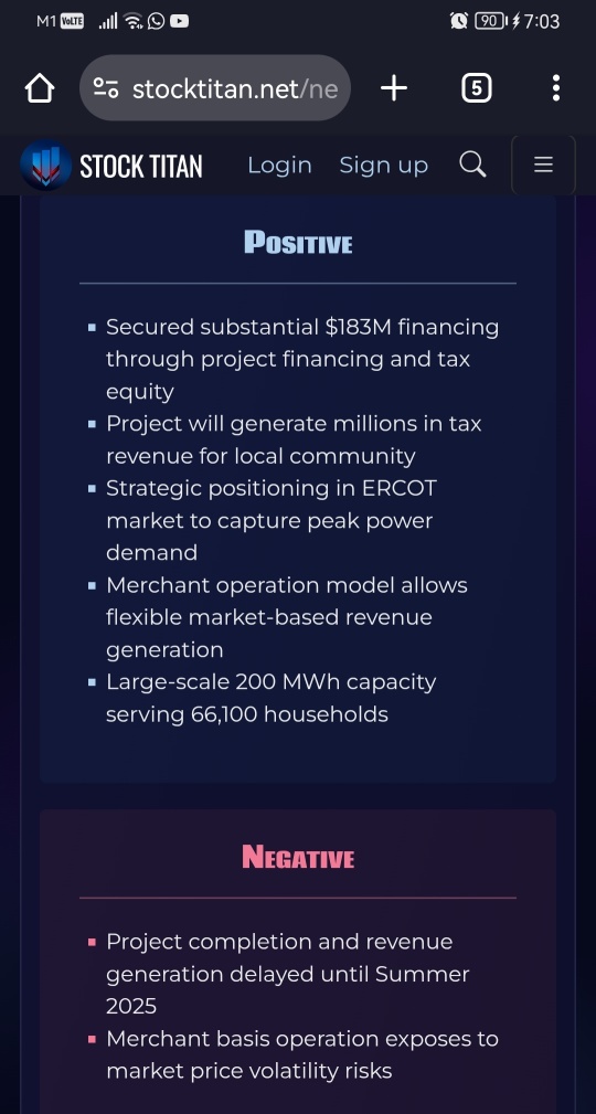 Recurrent Energy Secures $183 Million in Project Financing and Tax Equity for Merchant Storage Project in Texas