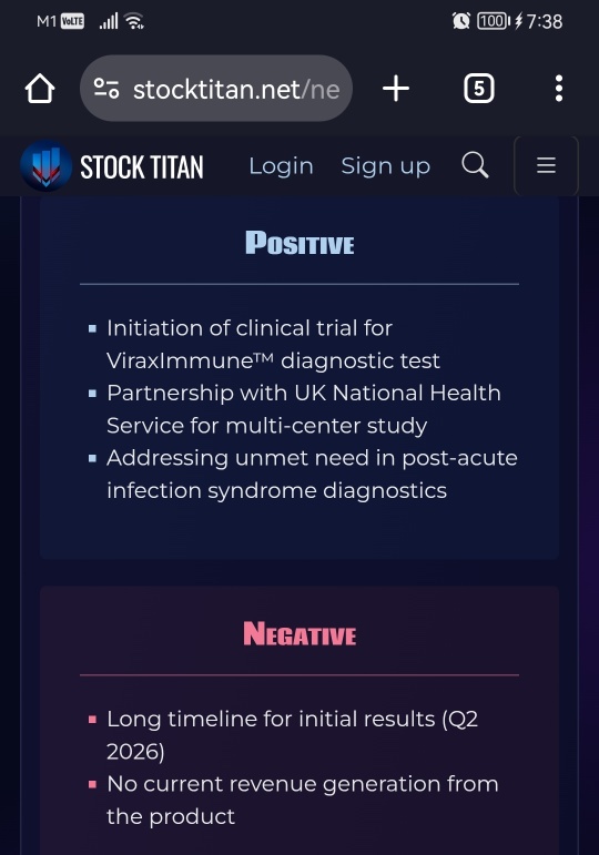 Virax Biolabs Enrolls First Patients in Clinical Study Assessing T cell Dysfunction in Post-acute Infection Syndromes