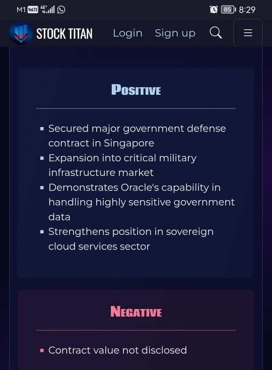 DSTA Selects Oracle Cloud Infrastructure for Ministry of Defence Singapore