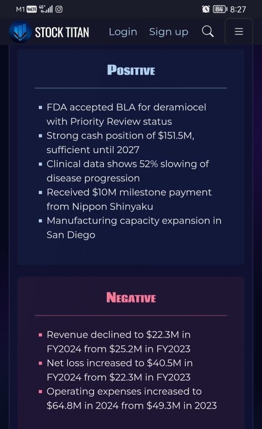 Capricor Therapeutics Reports Fourth Quarter and Full Year 2024 Financial Results and Provides Corporate Update