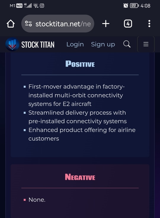 Intelsat, Embraer to Factory Install Multi-Orbit Service
