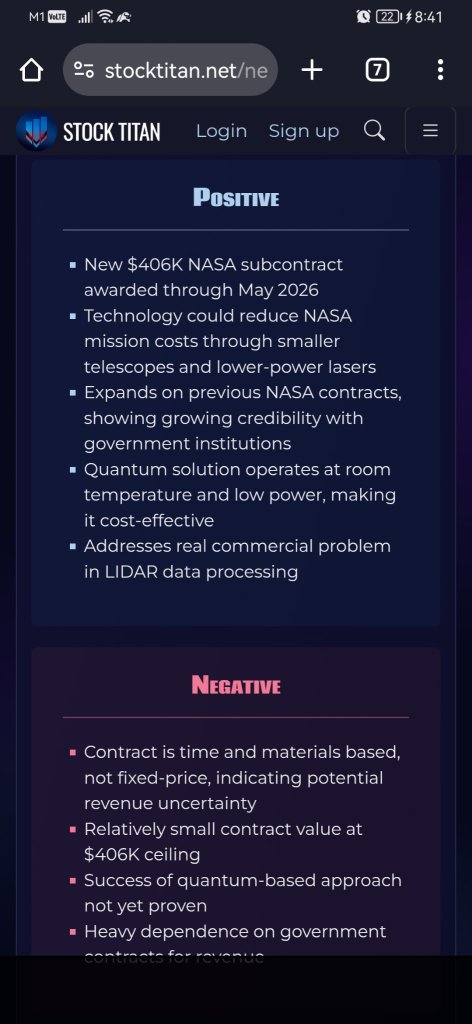 量子计算概念公司获得合同以支持NASA的太空激光雷达数据分析