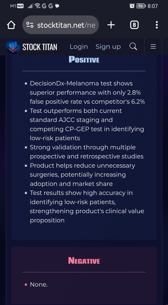 新的研究顯示，Castle Biosciences 的 DecisionDx®-黑色素瘤測試在識別低風險哨兵淋巴結陽性患者方面優於分期和 CP-GEP。