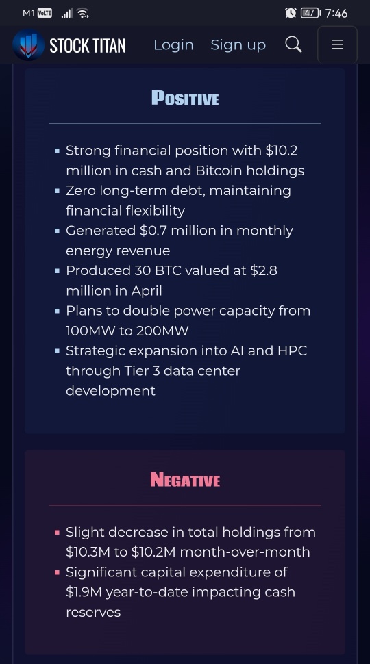 Digi Power X Maintains Strong Cash and Crypto Position with Debt-Free Operations and Reports April 2025 Production Results