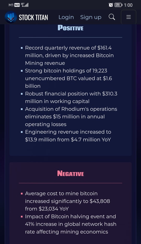 Riot Platforms Reports First Quarter 2025 Financial Results, Current Operational and Financial Highlights