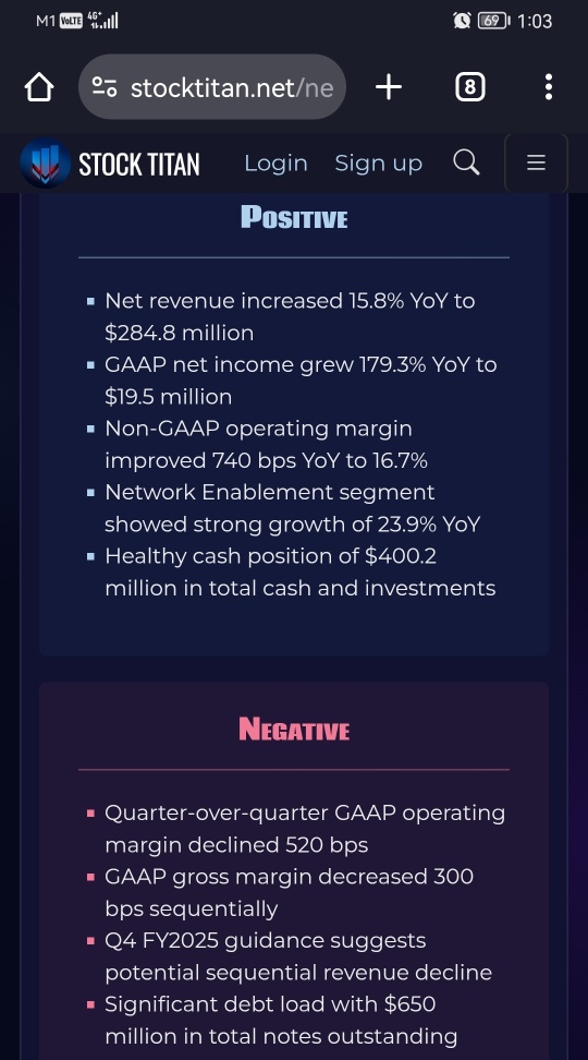 VIAVI公布2025财年第三季度业绩