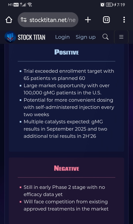 Dianthus Therapeutics Completes Enrollment of Phase 2 MaGic Trial of DNTH103 in Generalized Myasthenia Gravis With Top-Line Results Expected in September