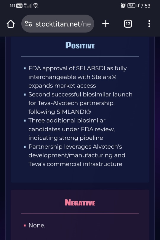 Teva and Alvotech Announce FDA Approval of Interchangeability for SELARSDI™ (ustekinumab-aekn) with Stelara® (ustekinumab)