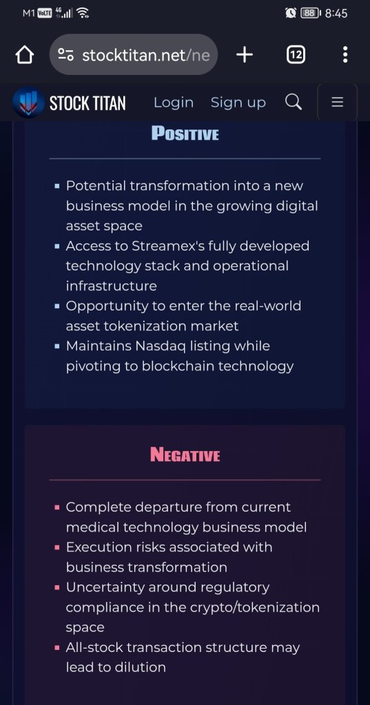 BioSig签署意向书与Streamex交易所CORP合并，创建由经验丰富的行业高管领导的上市实体资产代币化公司